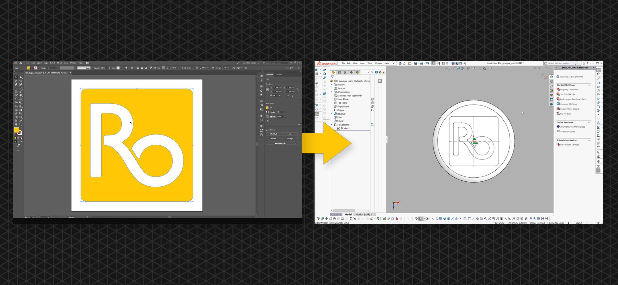 How to Export Graphics from Illustrator to SolidWorks