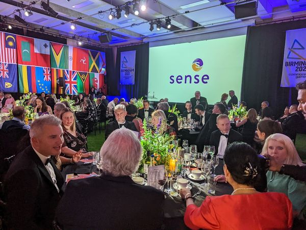 Raymont-Osman attends an evening in support of SENSE with HRH, The Princess Royal